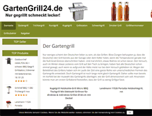 Tablet Screenshot of gartengrill24.de